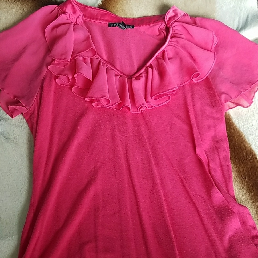 Express Blouse - Hot Pink